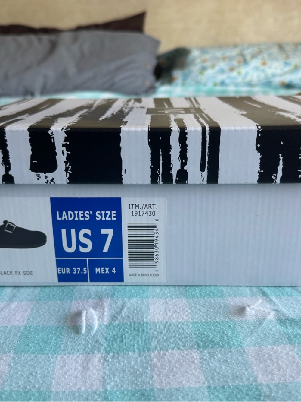 Dolce Vita Black and White Ladies' Mules & Clogs Shoe Box (US 7)